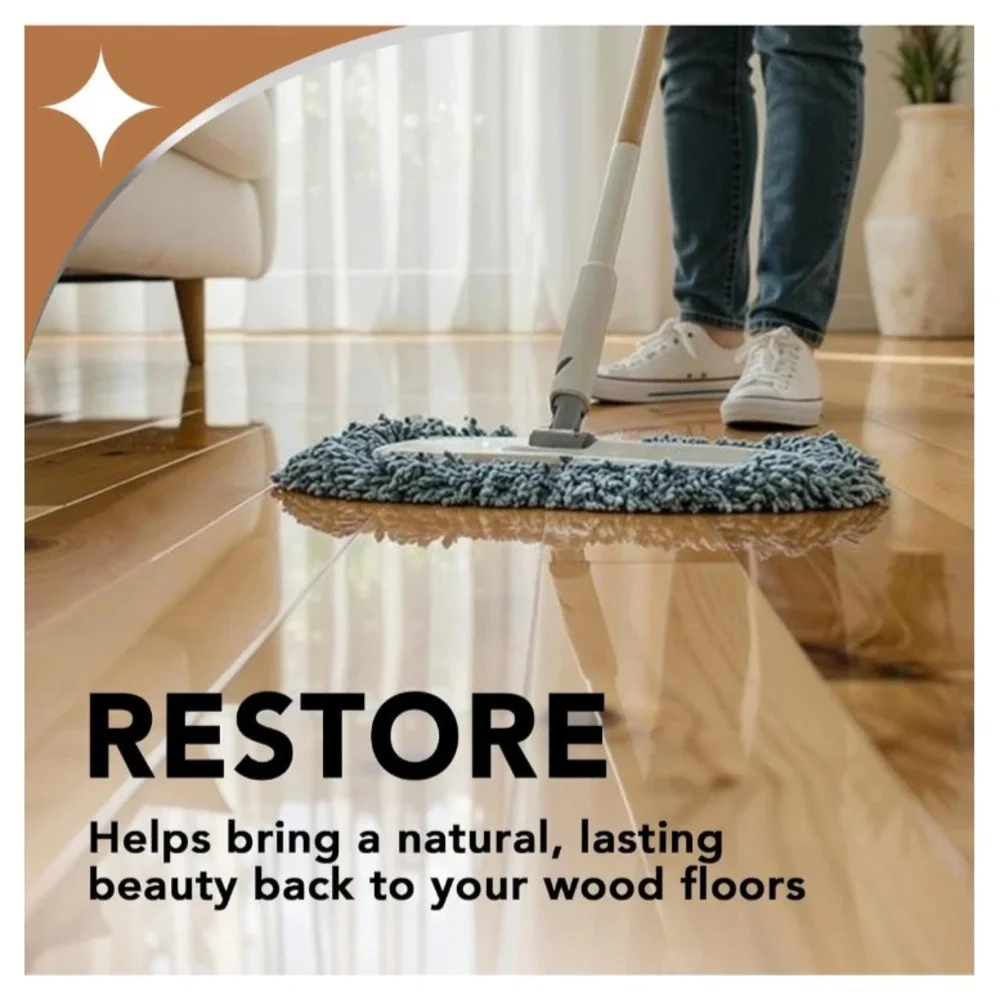 (2-Pack) Weiman HARDWOOD Floor NATURAL POLISH & Shine RESTORER Protect Prolong